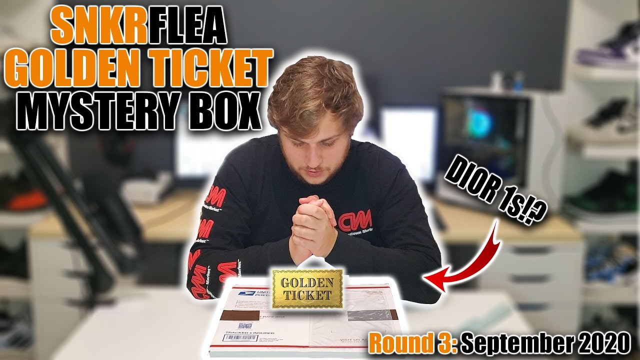 I Bought a $149.99 SNKRFLEA Golden Ticket Mystery Box (Round 3: September 2020)