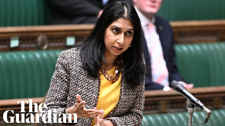 Suella Braverman answers questions from MPs in the...
