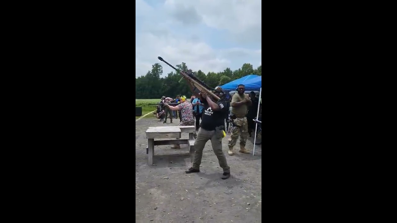Kickup Dust Mag Dumps 50 Cal Pew Party