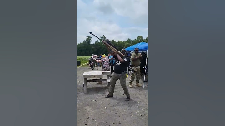 Kickup Dust mag dumps 50 cal @pew party