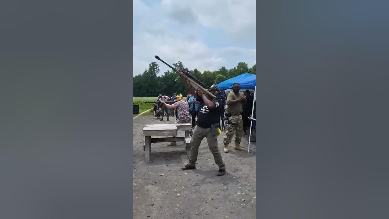 Kickup Dust mag dumps 50 cal @pew party