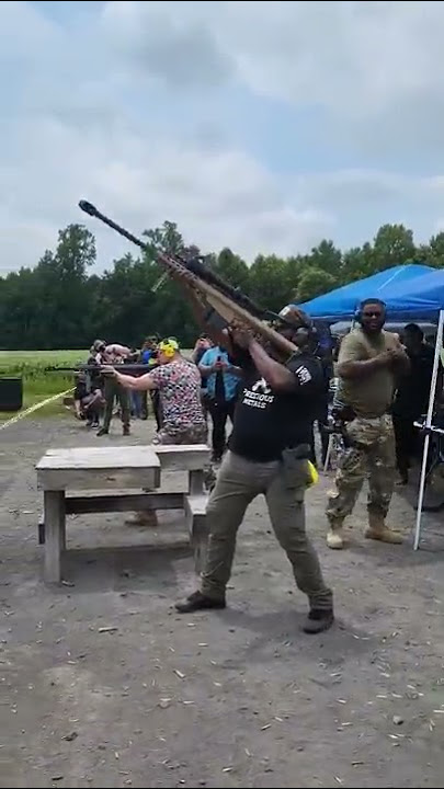 Kickup Dust mag dumps 50 cal @pew party