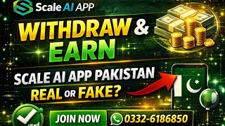 Scale AI App Pakistan Review | Withdraw &amp; Earn Money Online | Real or Fake?
