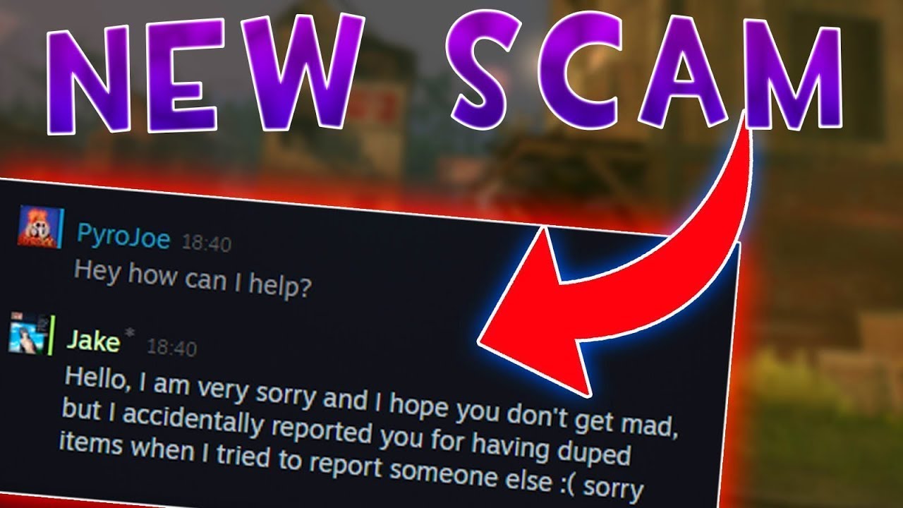 Accidentally Reported To Valve Scam (STEAM SCAM)