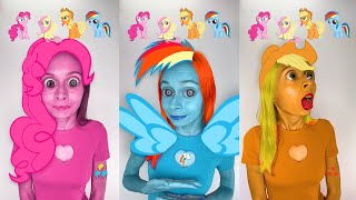 My Little Pony Or Cartoon Characters In Real Life Challenge By Anna Kova