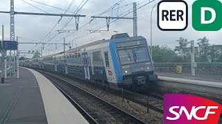 [SNCF]RER D - Z20500 IDFM/Transilien à La Gare de Villeneuve Triage #sncf #rer #rerd