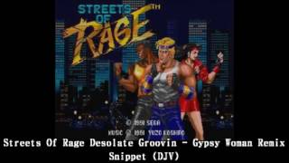 Streets Of Rage Desolate Groovin - Crystal Waters Gypsy Woman Remix Snippet (DJV)