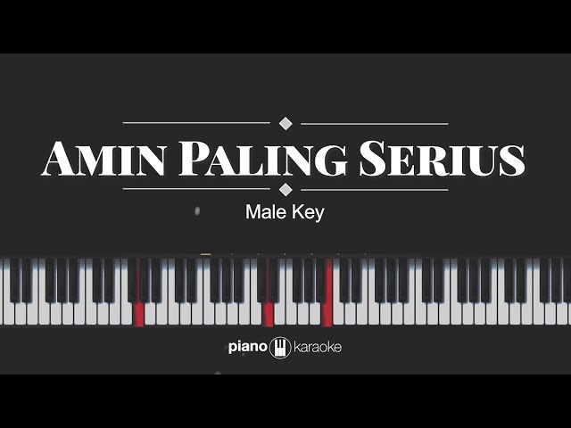 Amin Paling Serius - Sal Priadi u0026 Nadin Amizah (KARAOKE PIANO COVER) class=