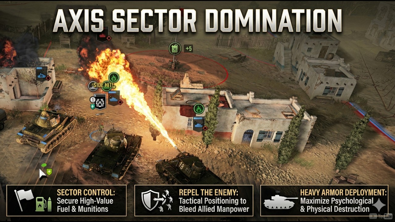 CoH3 Axis Strategy: Total Map Domination on Benghazi (2v2 Full Match) Company of Heroes 3