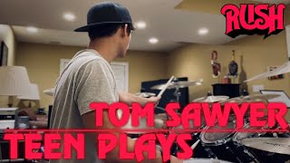 Teen Plays Tom Sawyer By Rush Neil Peart Tribute