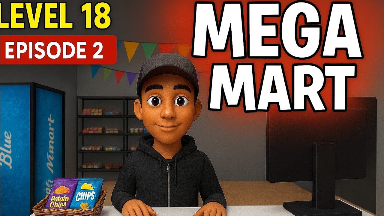 I Hired a Cashier & Upgraded My Store 😱 | Mega Mart Simulator – Episode 2 ⭐