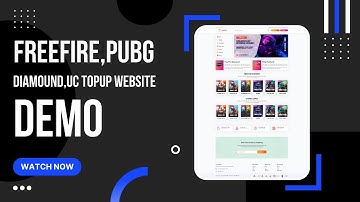 FreeFire,Pubg Diamound, UC TopUp and Gameshop Web Templates Demo