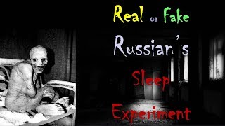 Real Or Fake Russian Sleep Experiment Prasanna Tamil