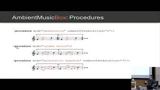 Axel Berndt: Interactive Media Scoring with Ambient Music