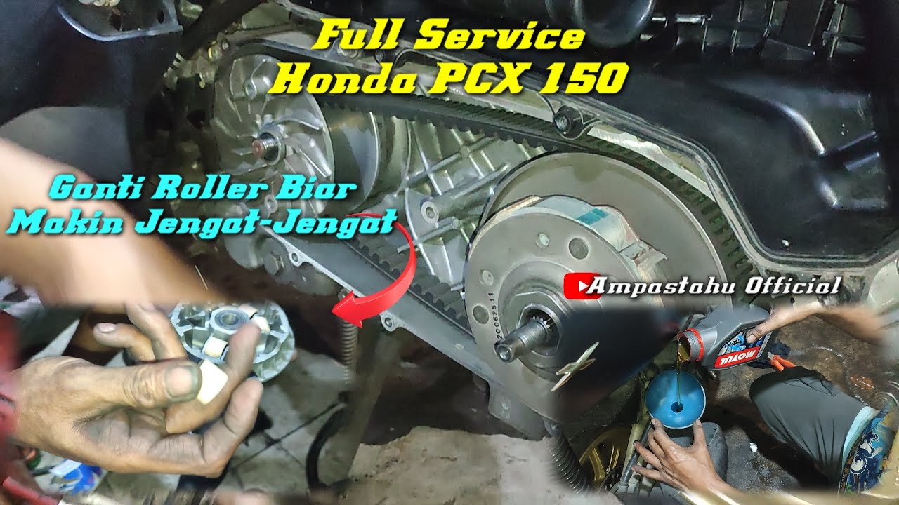 Full Service Rutin Honda PCX 150 Dan Pergantian Roller Biar Jengat-Jengat