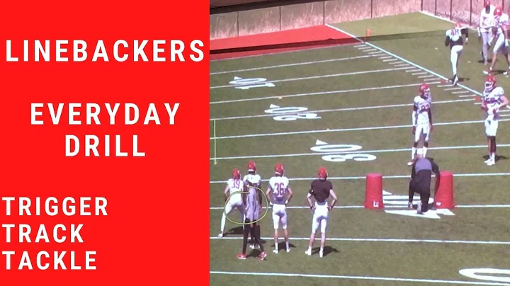 Every Day Linebacker Drill that incorporates Trigger, Tracking and Tackling Fundamentals