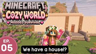 Cozy Minecraft Forever World | Building a Home - FINALLY