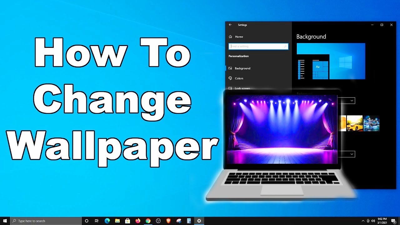 Tutorial Wallpaper Computer How To Set Wallpaper ON PC | PC MEIN WALLPAPER KAISE LAGAYE | Rox ...