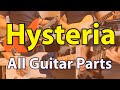 Hysteria by Def Leppard - All guitar parts play through