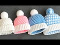 Easy &amp; fast crochet baby hat/crochet beanie/crochet for beginners 1508