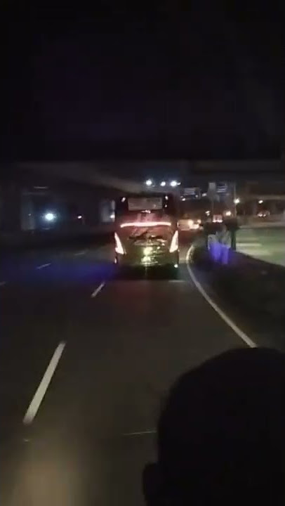 Story Wa Bus Malam Adu Cepat Di Tol