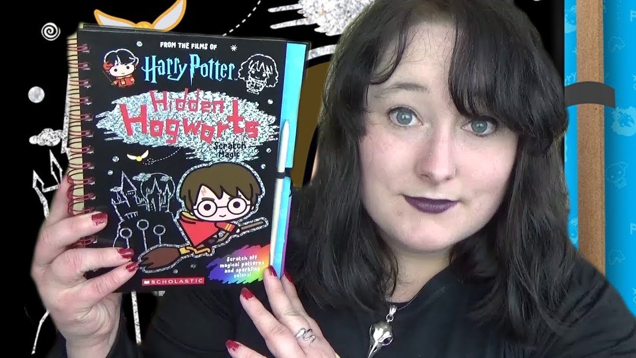 ASMR Harry Potter Chibi Scratch Magic Hidden Hogwarts Book!