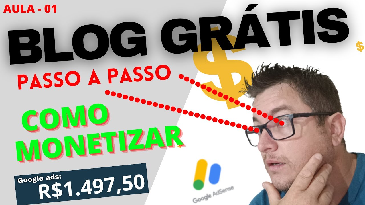 Como Criar BLOG GRATUITO e GANHAR DINHEIRO com INFOPRODUTOS E ADSENSE ...