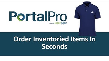 PortalPro - Order Branded Inventoried Items In Seconds