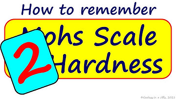 Mohs Scale of Hardness - 2nd mnemonic to help remember it 👍🏻