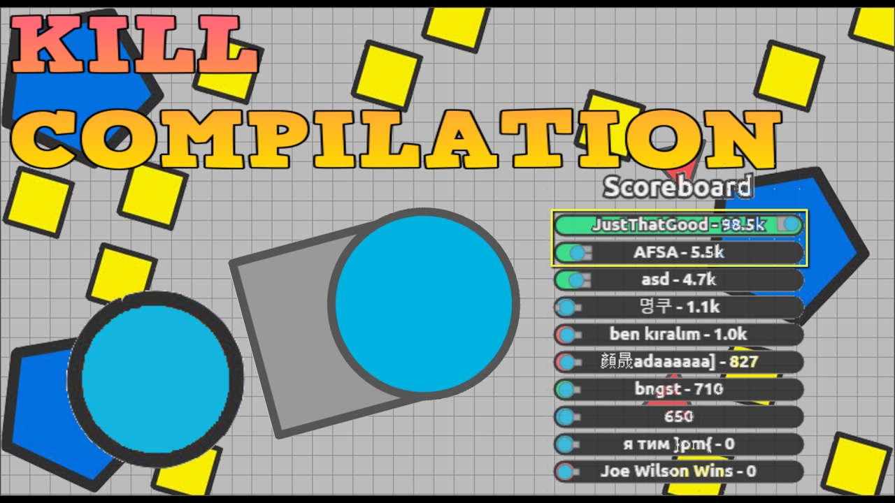 Pro Kill Compilation #3 | Huge Point Gap | Diep.io Edits