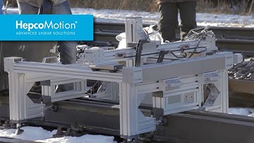 Multi Axis DLS Utilised in Railway Inspection Equipment | HepcoMotion Case Study