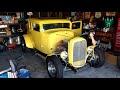American Graffiti 32 Ford Coupe Project Part 5 First Start!
