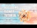 Kusudama flower tutorial