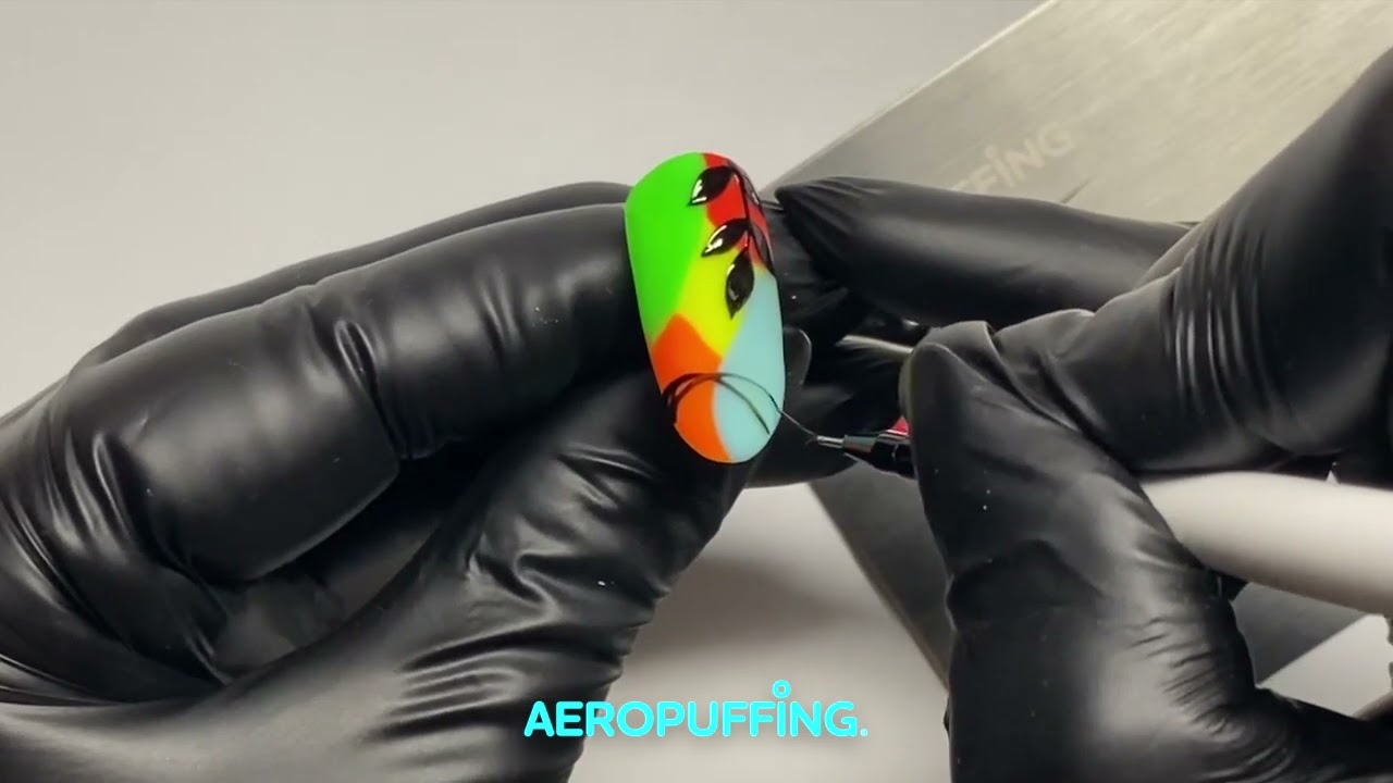 Aeropuffing Nail Art Tutorial – Bright Spots