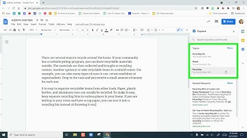 Explore Button: Docs