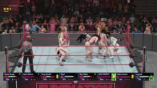 Request Wwe 2K19 Nami Vs Robin Vs Erza Vs Lucy Vs Cana Vs Sakura Vs Hinata Vs Tsunade Thin Thong