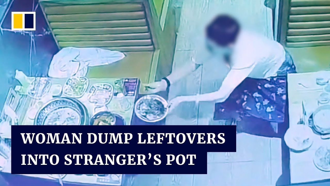 Woman dumps leftovers into stranger’s hotpot at Chinese buffet restaurant