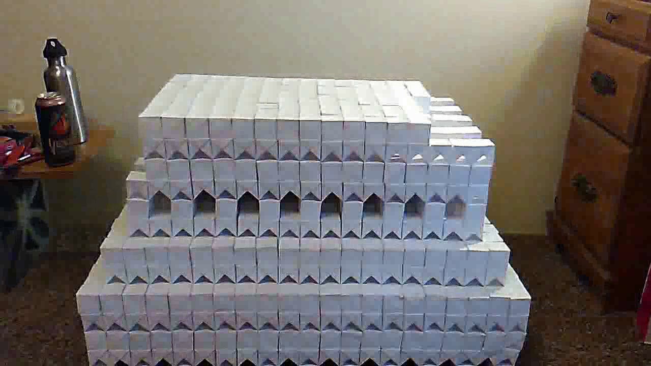 Epic origami buildings - YouTube