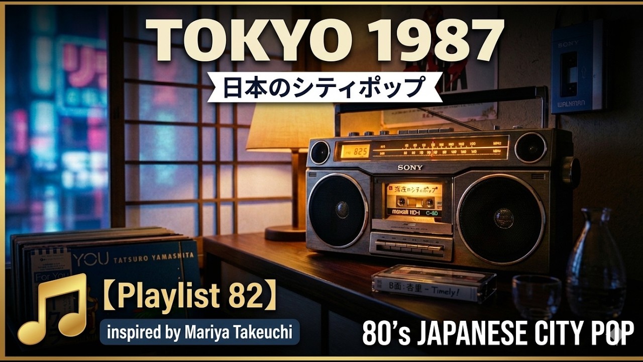 Japanese City Pop 80s Playlist - Night Drive Mix 🌃 Retro Japan
