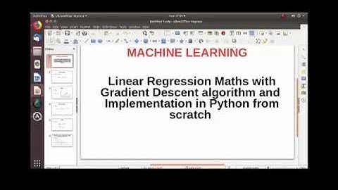 Linear Regression Math with gradient  algorithm  in python from scratch