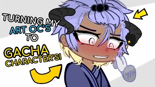 Turning my art Oc’s  to Gacha character’s // @Skyler_B //