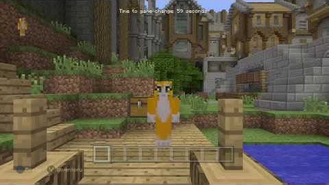 Minecraft Xbox one: glide mini game gameplay