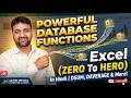 Advance Excel: Master Database Functions (DSUM, DAVERAGE, DCOUNT) in Hindi