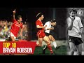 Top 10 bryan robson goals  barcelona liverpool arsenal  more  manchester united  robbo