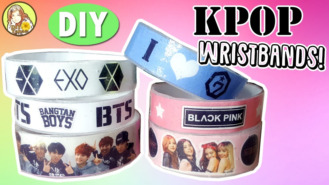 ไอเดียสุดเจ๋ง ทำริสแบนด์ Kpop | สายรัดข้อมือติ่งเกาหลี | Kpop Wristbands