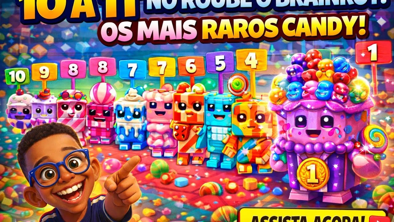 10 a 1T no roube o brainrot e só brainrots candis