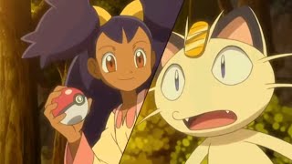 Iris try to catch Meowth