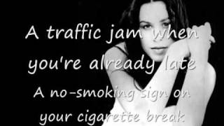 Ironic - Alanis Morissete with lyrics chords