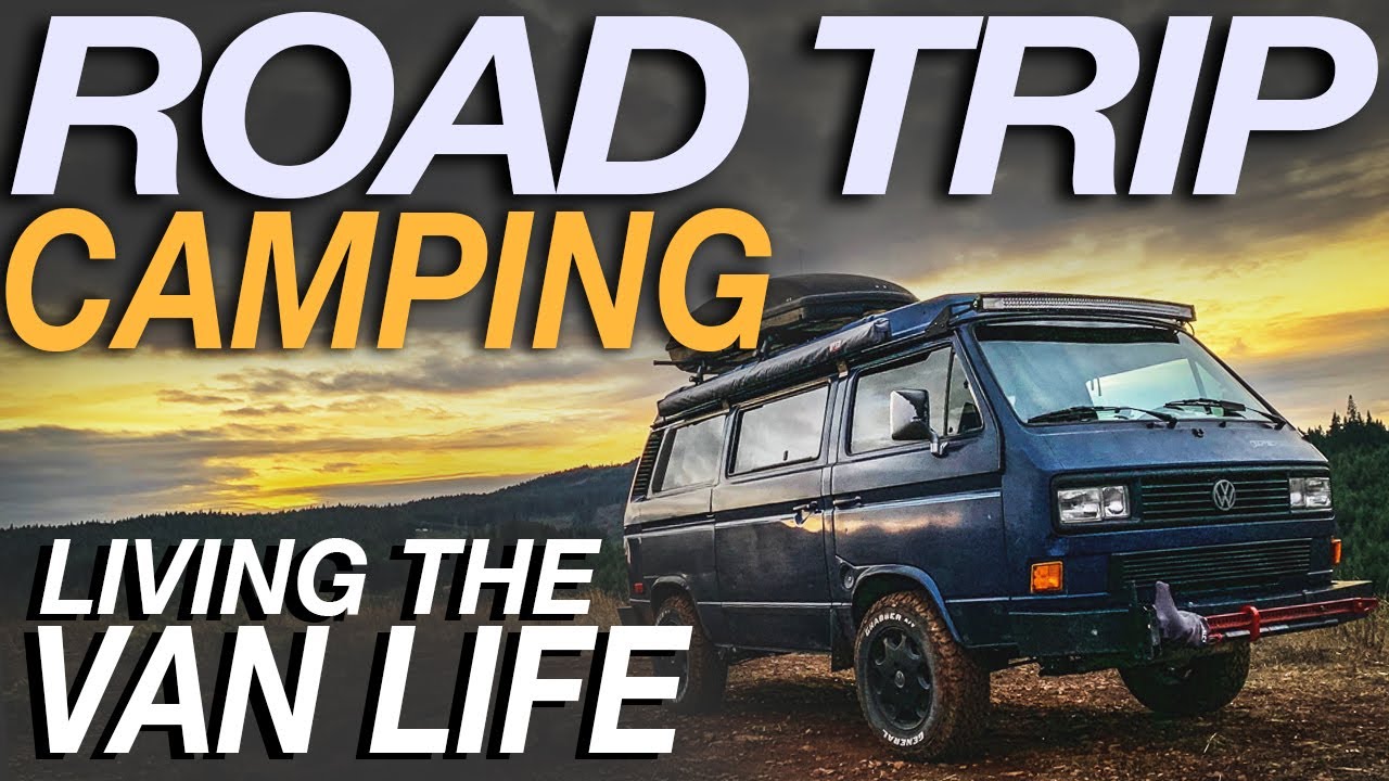 Road Trip Camping (EPIC views) - Living The Van Life - YouTube