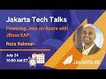 Jakarta Tech Talk - Powering Java on Azure with JBoss EAP